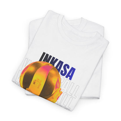 Inkasa Volleyball 2026 Tee | Retro Neon Volleyball Graphic Shirt