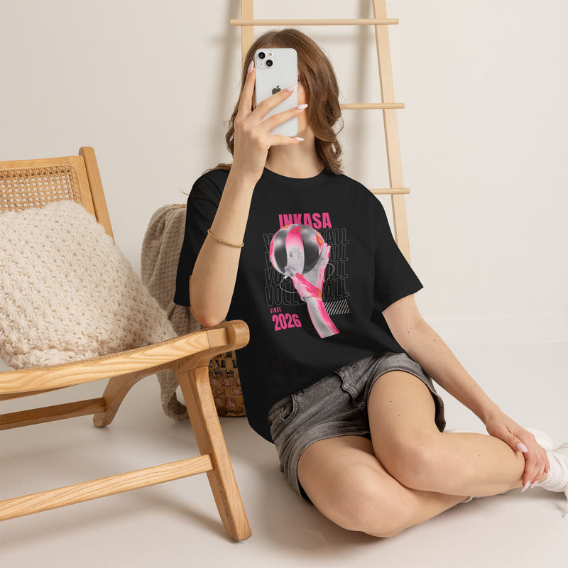 Inkasa 2026 Volleyball Tee — Retro Neon