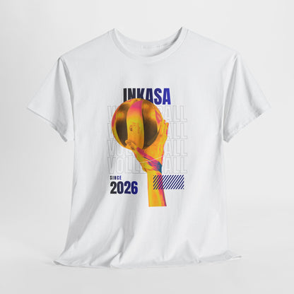 Inkasa Volleyball 2026 Tee | Retro Neon Volleyball Graphic Shirt